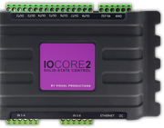 VISUAL PRODUCTIONS IoCore2 GPI+GPO интерфейс, порты RS232 и DMX