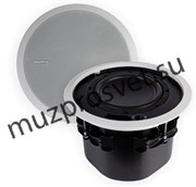Пассивный потолочный сабвуфер 8", low-pass фильтр, 80W/40W/20W/10W-100V, 80W(RMS)/160W(max), белый