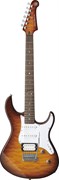 YAMAHA PACIFICA212VQM TBS - электрогитара, SSH, волнистый клен, цвет табачный санбёрст