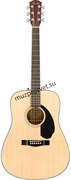 FENDER CD-60S DREAD NAT WN акустическая гитара, цвет натуральный
