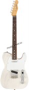 FENDER JIMMY PAGE TELE MIRROR RW WBL электрогитара, цвет белый, в комплекте винтажный твидовый кейс FENDER JIMMY PAGE TELE MIRROR RW WBL электрогитара, цвет белый, в комплекте винтажный твидовый кейс