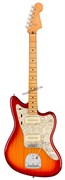 FENDER American Ultra Jazzmaster®, Maple Fingerboard, Plasma Red Burst электрогитара, цвет красный в комплекте кейс