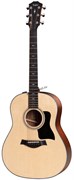 TAYLOR 317e электроакустическая гитара, цвет натуральный, в комплекте кейс