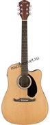 FENDER FA-125CE DREAD NATURAL WN электроакустическая гитара, цвет натуральный