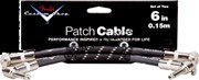 FENDER FENDER 6' CABLE BLK 2 PACK комплект инструментальных кабелей (2 шт.), 6' (15 см), цвет черный FENDER FENDER 6' CABLE BLK 2 PACK комплект инструментальных кабелей (2 шт.), 6' (15 см), цвет черный