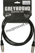 KLOTZ GRG1FM03.0 GREYHOUND готовый микрофонный кабель, никелированные разъемы Klotz XLR мама XLR папа, длина 3 м