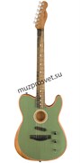 FENDER ACOUSTASONIC TELE SFG W/ BAG электроакустическая гитара, цвет зеленый, в комплекте чехол FENDER ACOUSTASONIC TELE SFG W/ BAG электроакустическая гитара, цвет зеленый, в комплекте чехол