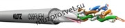 KLOTZ C5SFUEH.100 цифровой кабель категории 5е, структура 4х2х0,52 мм (AWG 24/1), SF/UTP, 100 MHz, 100 Ом, FRNC оболочка, серый