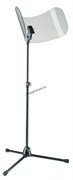 K&amp;M 11900-000-55 звукоизоляционная стойка с регулировкой высоты 900 - 1400мм, размер щита 450x240 мм, цвет черный