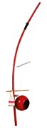 MEINL BE1R BERIMBAU этнический перкуссионный инструмент беримбау, цвет красный, в комплекте чехол.