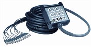 QUIK LOK BOX638-30K мультикор на 16 входов и 4 выхода, типы разъемов XLR, длина 30м