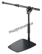 K&M 25993-300-55 настольная телескопическая микрофонная стойка журавль, материал сталь, основа 250x202 мм, высота 275x405 мм