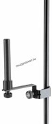 K&amp;M 15235-000-55 держатель флейты с креплением на стойку (толщиной до 30мм), под диаметр до 18 мм, высота 170 мм, черный