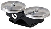 MEINL FJS1A-BK FINGER JINGLES ALUMINUM мини-тамбурин на палец, корпус из гевеи, джинглы из алюминия, цвет чёрный.