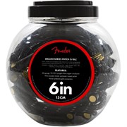 FENDER DELUXE 6&#39; CBL BOWL OF 20 BTWD комплект инструментальных кабелей (20 шт.), 6&quot; (15 см), черный твид