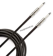 PLANET WAVES PW-BG-15BK 15FT CS BRAIDED INST CBL BK инструментальный кабель, 4.57 м, цвет черный