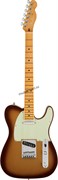 FENDER American Ultra Telecaster®, Maple Fingerboard, Mocha Burst электрогитара, цвет санберст, в комплекте кейс
