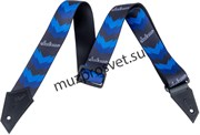 JACKSON STRAP JACKSON DBL V BLK/BLU ремень синий