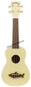 KALA MK-SS/YLW MAKALA SHARK, SOPRANO UKULELE, YELLOW CO укулеле сопрано, цвет желтый