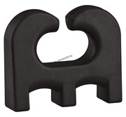 MEINL MCR-BK CONGA RISER комплект из 4 напольных подставок для конго барабана, цвет чёрный.