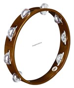 MEINL TA1A-AB TRADITIONAL WOOD TAMBOURINE, ALUMINUM JINGLES тамбурин, цвет коричневый
