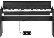 KORG LP-180-BK цифровое пианино, 88 клавиш, 10 тембров, 2 эффекта (реверб и хорус), тройная педаль, стойка и адаптор питания в к