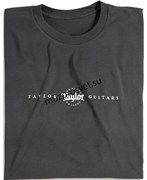TAYLOR 14458 Roadie T, Charcoal- XXL Футболка мужская с логотипом Taylor, цвет темно-серый, размер XXL