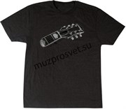 GRETSCH HEADSTOCK TEE GRY L футболка, цвет серый, размер L