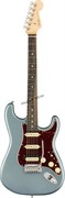 FENDER AM ELITE STRAT HSS EB SATN IBM электрогитара, цвет синий металлик, в комплекте кейс FENDER AM ELITE STRAT HSS EB SATN IBM электрогитара, цвет синий металлик, в комплекте кейс
