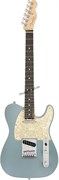 FENDER AM ELITE TELE EB SATIN IBM электрогитара, цвет синий металлик, в комплекте кейс FENDER AM ELITE TELE EB SATIN IBM электрогитара, цвет синий металлик, в комплекте кейс