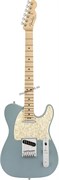 FENDER AM ELITE TELE MN SATIN IBM электрогитара, цвет синий металлик, в комплекте кейс FENDER AM ELITE TELE MN SATIN IBM электрогитара, цвет синий металлик, в комплекте кейс