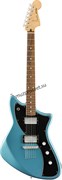 FENDER METEORA HH PF LPB электрогитара, цвет синий, в комплекте чехол FENDER METEORA HH PF LPB электрогитара, цвет синий, в комплекте чехол