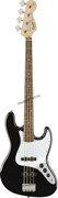 FENDER SQUIER SQ AFF J BASS LRL BLK 4-струнная бас-гитара, цвет черный