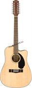 FENDER CD-60SCE DREAD 12-STRNAT WN 12-струнная электроакустическая гитара, цвет натуральный