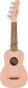 FENDER VENICE SOPRANO UKE SHP WN укулеле сопрано, цвет коралловый