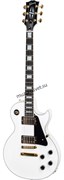 GIBSON Les Paul Custom w/ Ebony Fingerboard Gloss Alpine White электрогитара, цвет белый, в комплекте кейс