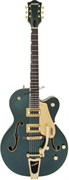 GRETSCH G5420TG-LTD EMTC HLW LTD CDG полуакустическая электрогитара, цвет зеленый металлик