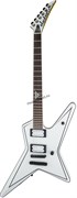 JACKSON GUS G STAR - STN BLK W/WHT PIN Электрогитара, серия Artist Signature - Gus G.