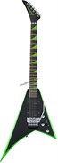 JACKSON RRX24 - BLK W NGR BVLS Электрогитара, серия X - Rhoads.