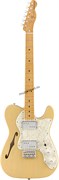FENDER VINTERA '70S TELECASTER® THINLINE, VINTAGE BLONDE полуакустическая гитара, цвет бежевый, в комплекте чехол FENDER VINTERA '70S TELECASTER® THINLINE, VINTAGE BLONDE полуакустическая гитара, цвет бежевый, в комплекте чехол