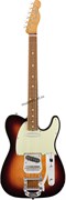 FENDER VINTERA '60S TELECASTER® BIGSBY, PAU FERRO FINGERBOARD, 3-COLOR SUNBURST электрогитара, цвет санбёрст, в комплекте чехол FENDER VINTERA '60S TELECASTER® BIGSBY, PAU FERRO FINGERBOARD, 3-COLOR SUNBURST электрогитара, цвет санбёрст, в комплекте чехол