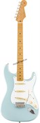FENDER VINTERA '50S STRATOCASTER®, MAPLE FINGERBOARD, SONIC BLUE электрогитара, цвет голубой, в комплекте чехол FENDER VINTERA '50S STRATOCASTER®, MAPLE FINGERBOARD, SONIC BLUE электрогитара, цвет голубой, в комплекте чехол