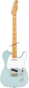 FENDER VINTERA '50S TELECASTER®, MAPLE FINGERBOARD, SONIC BLUE электрогитара, цвет голубой, в комплекте чехол FENDER VINTERA '50S TELECASTER®, MAPLE FINGERBOARD, SONIC BLUE электрогитара, цвет голубой, в комплекте чехол
