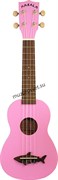 KALA MK-SS/PNK MAKALA SHARK, SOPRANO UKULELE, SHELL PIN укулеле сопрано, цвет розовый