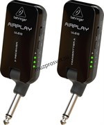 BEHRINGER AIRPLAY GUITAR ULG10 цифровая инструментальная радиосистема Jack TS, 2,4 GHz, до 30 м, до 6,5 ч., 5мс, 4 канала, USB
