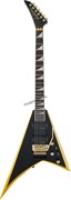 JACKSON RRX24 BLK W YLW BVLS Электрогитара, серия X Rhoads, накладка грифа Laurel