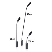 DPA SC4098-BX45 конденсаторный микрофон, на гибком креплении Gooseneck 45см, 20-20000Гц, чувствительность 16мВ/Па, суперкардиоида