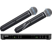 SHURE BLX288E/B58 K3E 606-630 MHz двухканальная радиосистема с двумя ручными передатчикакми BETA 58