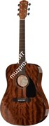FENDER CD-60S ALL MAH акустическая гитара, красное дерево, массив, цвет натуральный