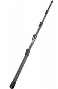 K&M 23785-000-55 'удочка' для репортерских микрофонов из карбона, 0,74 кг, длина 800-2,825 мм., 5 сложений, разъём 3/8', в чехле